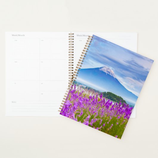 Flowers Mount Fugi Japan Planner (Display)