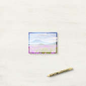 Flowers Mount Fugi Japan Post-it® Notes (Op bureau)