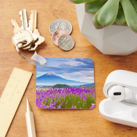 Flowers Mount Fugi Japan Sleutelhanger (Bureau)