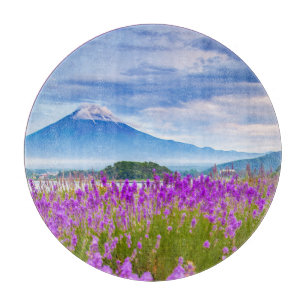 Flowers Mount Fugi Japan Snijplank