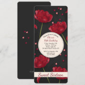 Flowers of Love Invitation Kaart (Voorkant / Achterkant)