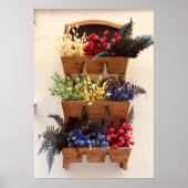 Flowers on the Wall in Nice Photography Poster (Devant)