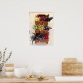 Flowers on the Wall in Nice Photography Poster  (Cuisine)
