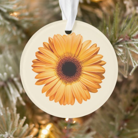 Flowers Orange Gerbera Ornament (Boom)