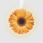 Flowers Orange Gerbera Ornament (voorkant)