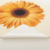 Flowers Orange Gerbera Sherpa Deken (3/4)