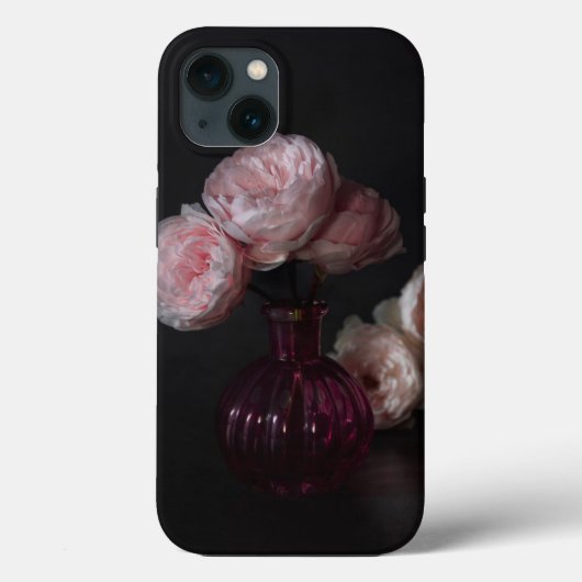 Flowers Pale Pink Peonies in Vase Case-Mate iPhone Case (Achterkant)