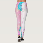 Flowers Patroon 7 Leggings (Achterkant)