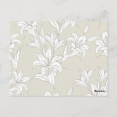 Flowers Patroon 9 Briefkaart (Achterkant)