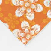 Flowers Patroon Fleece Deken (Hoek)