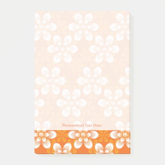 Flowers Patroon Post-it® Notes (Voorkant)