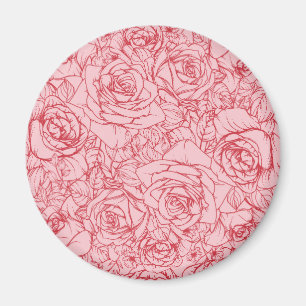 Flowers Pattern 14 Magneet