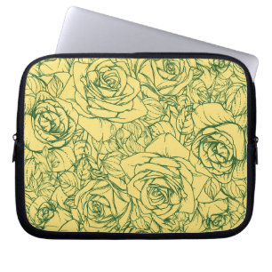 Flowers Pattern 15 Laptop Sleeve