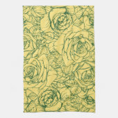 Flowers Pattern 15 Theedoek (Verticaal)