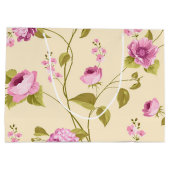 Flowers Pattern 16 Groot Cadeauzakje (Achterkant)