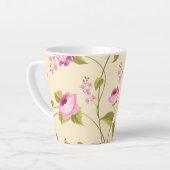 Flowers Pattern 16 Latte Mok (Linkerhoek)