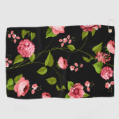 Flowers Pattern 18 Golfhanddoek (Horizontaal)