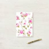 Flowers Pattern 19 Post-it® Notes (Op bureau)