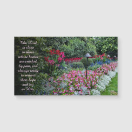 Flowers Photography Encouragement Quote Magnet