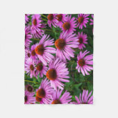 Flowers | Pink Coneflower Garden Fleece Deken (Voorkant)