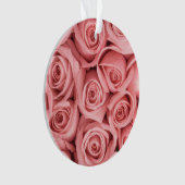 Flowers | Pink Roses Ornament (voorkant)
