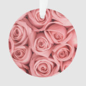 Flowers | Pink Roses Ornament (voorkant)