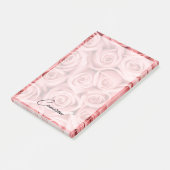 Flowers | Pink Roses Post-it® Notes (Schuin)