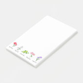 Flowers Post-it Notes (Schuin)