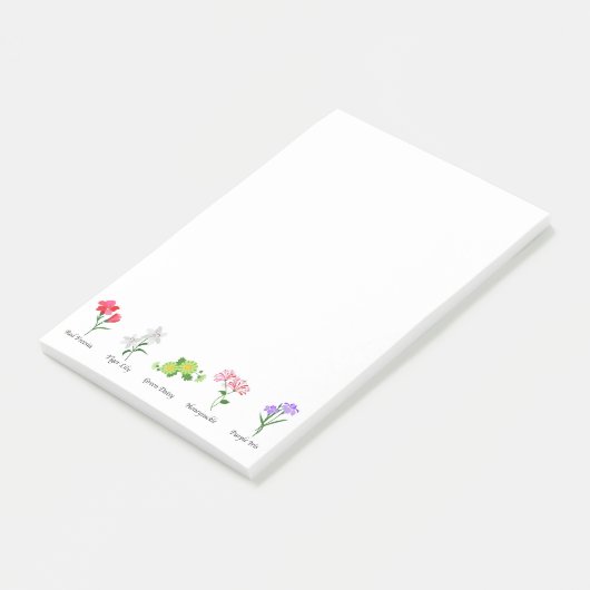 Flowers Post-it Notes (Schuin)