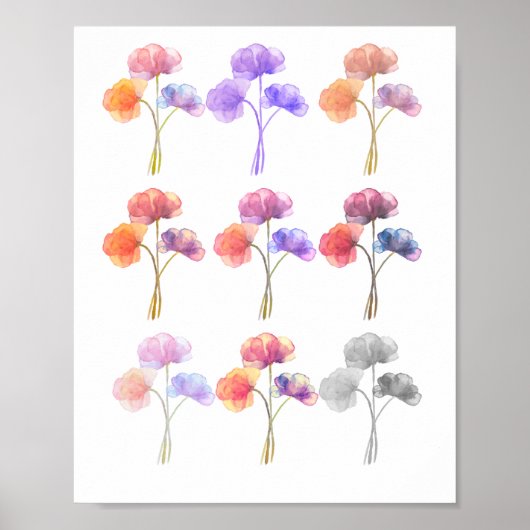 FLOWERS POSTER (Voorkant)