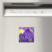 Flowers | Purple Pansie Magneet (Insitu (Vaatwasser))