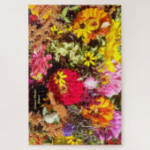 Flowers Puzzle Personalize Gift Difficult Legpuzzel (Verticaal)