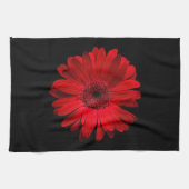 Flowers Red Gerbera Daisy Theedoek (Horizontaal)