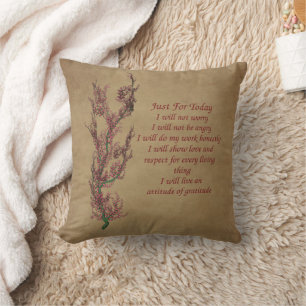 Flowers Reiki voor vandaag Inspirerend Kussen