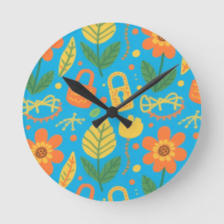 Flowers Ronde Klok