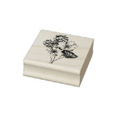   Flowers Rubber Stamp Rubberstempel (Stempel)