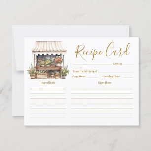 Flower's Shop Vrijgezellenfeest Recept Kaart