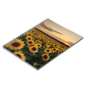 Flowers | Sunflower Field Notitieboek (Linkerzijde)
