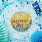 Flowers Sway II Papieren Bordje (Feest)