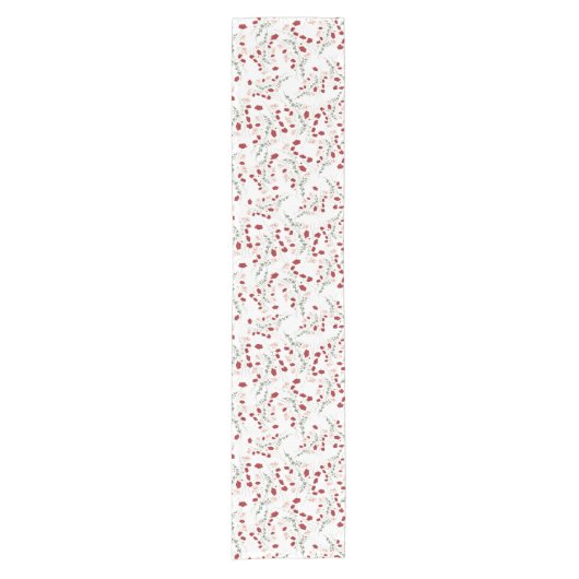 Flowers Table Runner Korte Tafelloper (Voorkant)