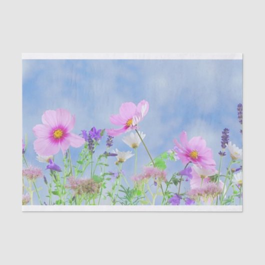 Flowers Tissuepapier (Voorkant)