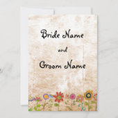 Flowers Uitnodiging (Voorkant)