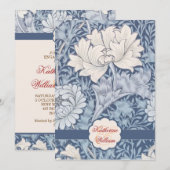 Flowers verlovingsfeest uitnodigingen (Voorkant / Achterkant)