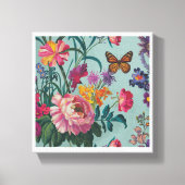 Flowers Wallart Canvas Afdruk (Voorkant)