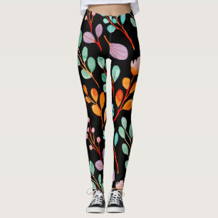 Flowers Waterverf Trendy Leggings