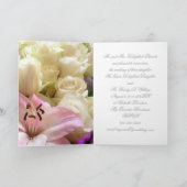 Flowers Wedding Uitnodiging (Binnen)