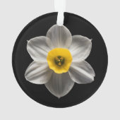 Flowers | White Daffodil Flower Ornament (achterkant)