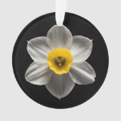 Flowers | White Daffodil Flower Ornament (voorkant)