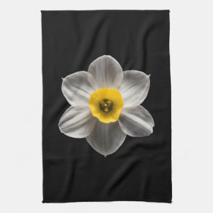 Flowers White Daffodil Flower Theedoek