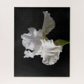 Flowers | White Iris Legpuzzel (Verticaal)